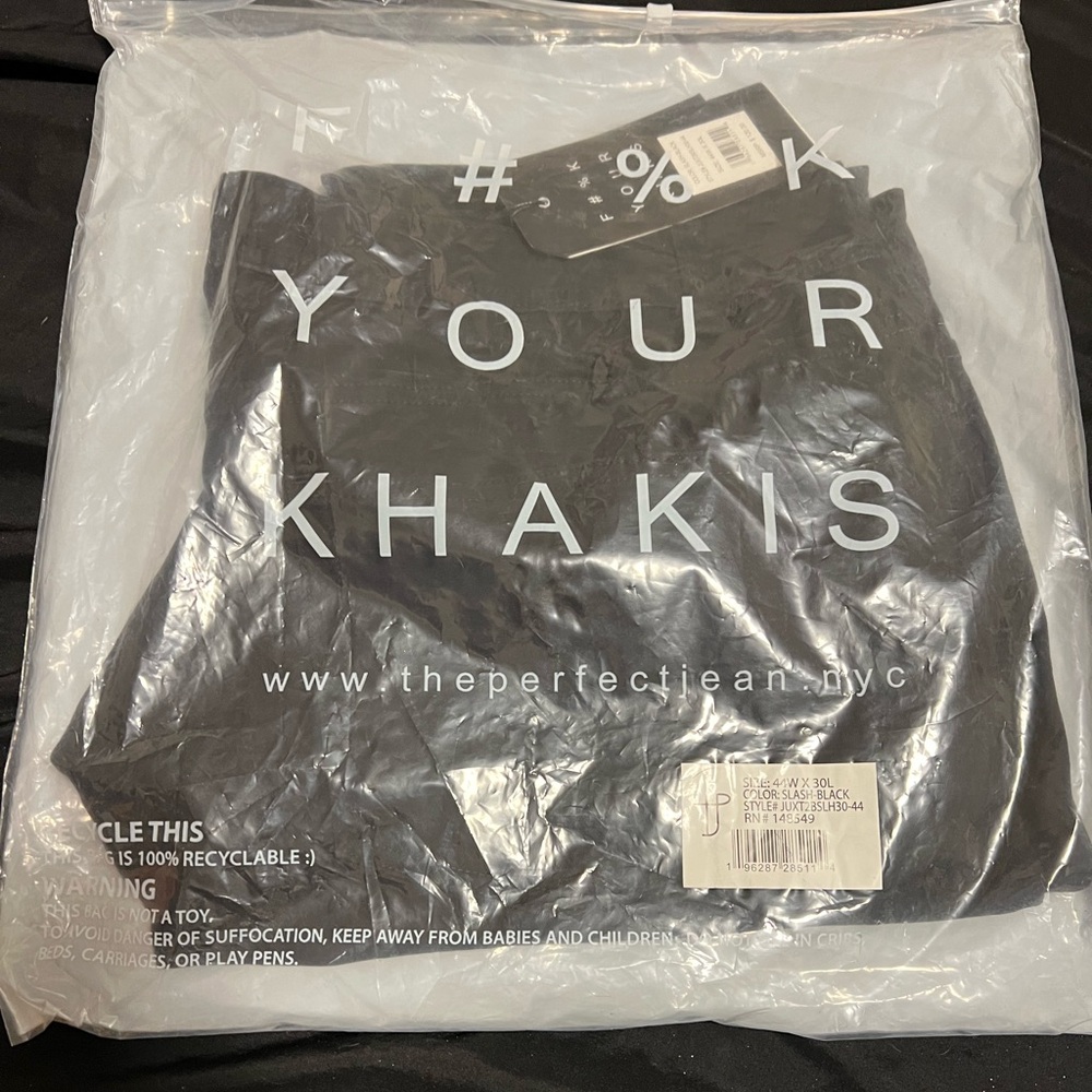 Perfect Jean Co -  F#%K Your Khakis size 40w x 30l